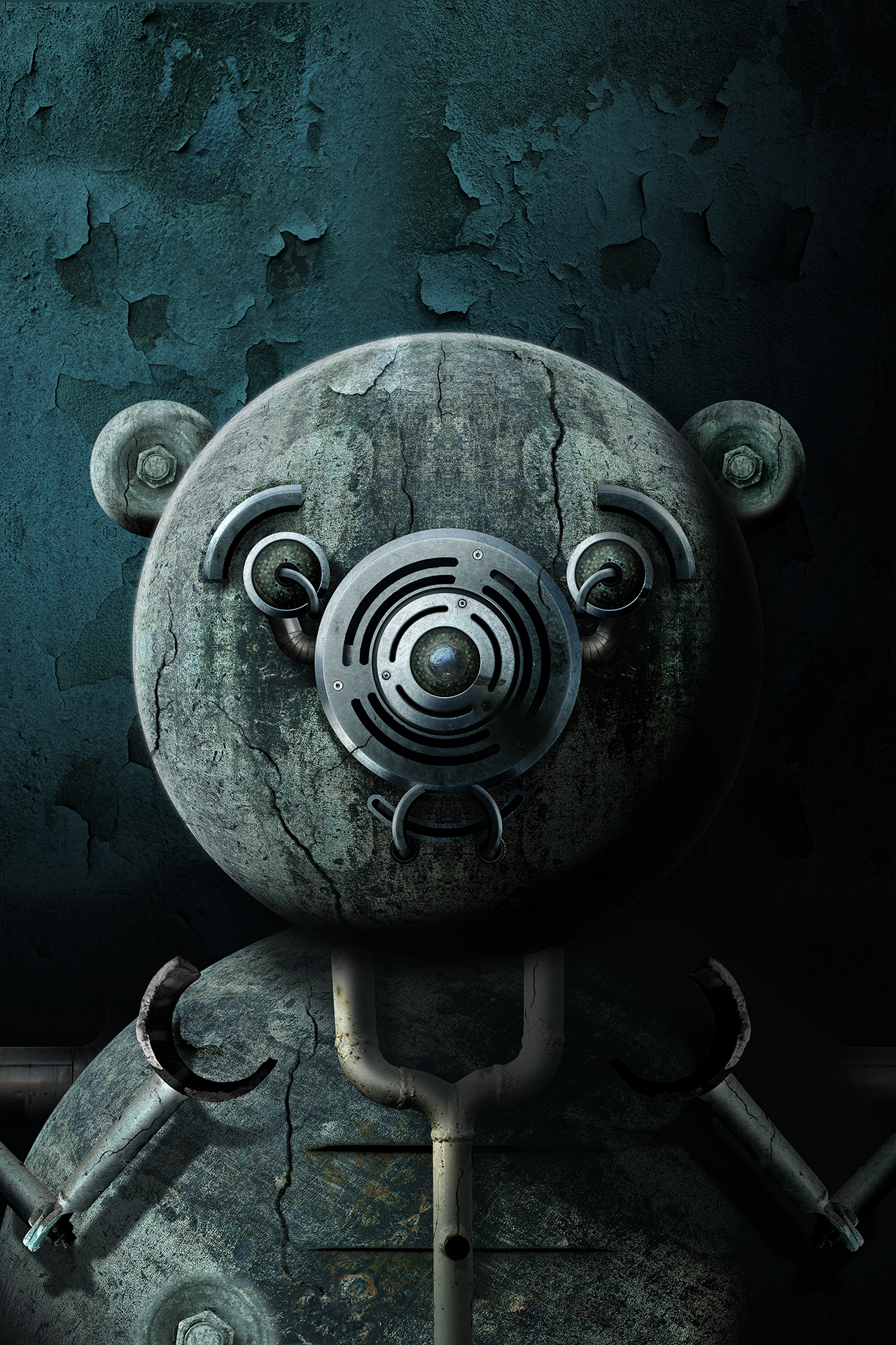 Creepy Cute Bear Creature – 1280px