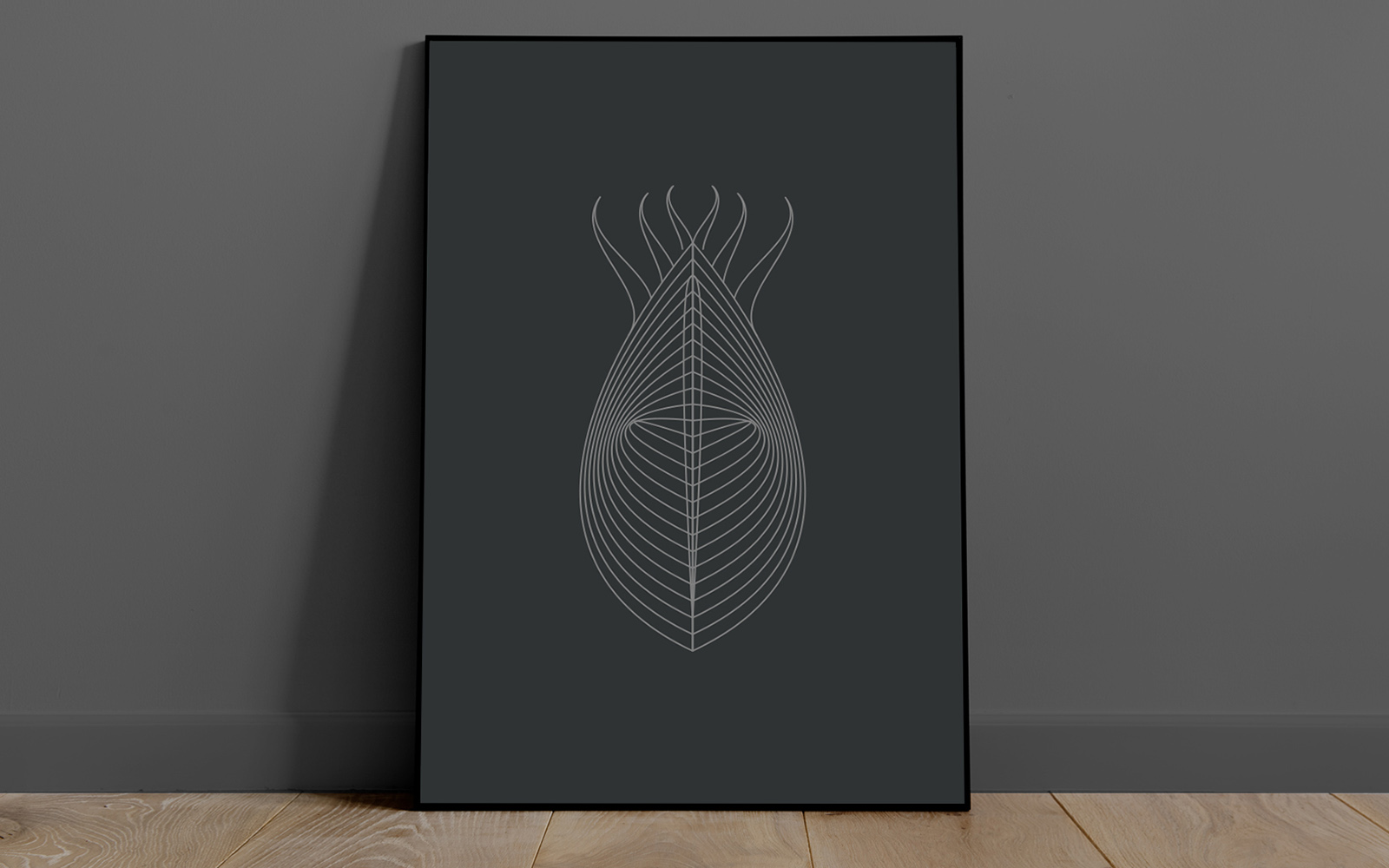 Dark Alien Cuttlefish_wall art