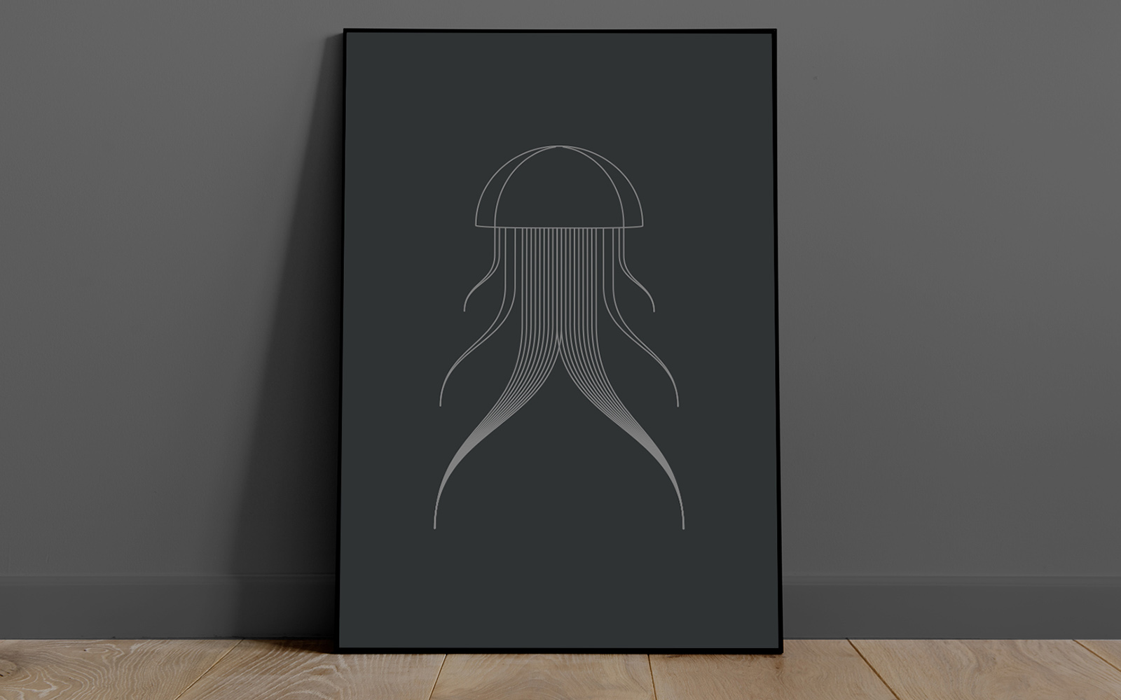 Dark Alien Jellyfish_wall art