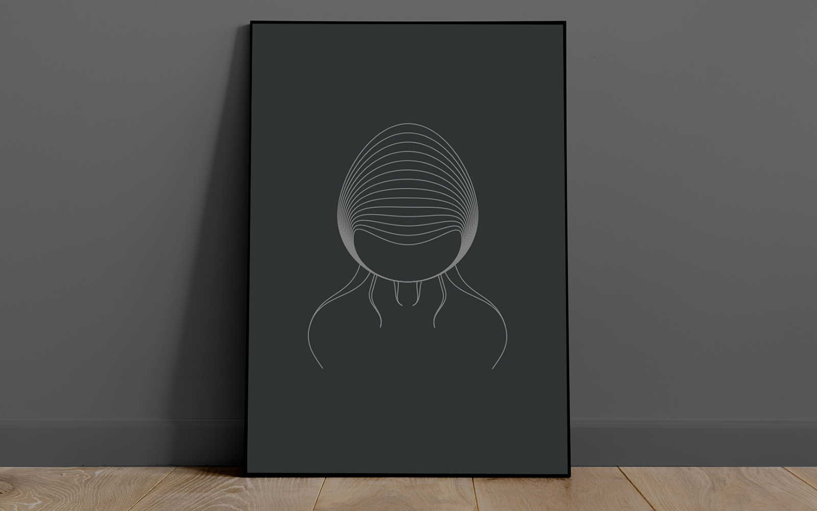 Dark Alien Octopus_wall art